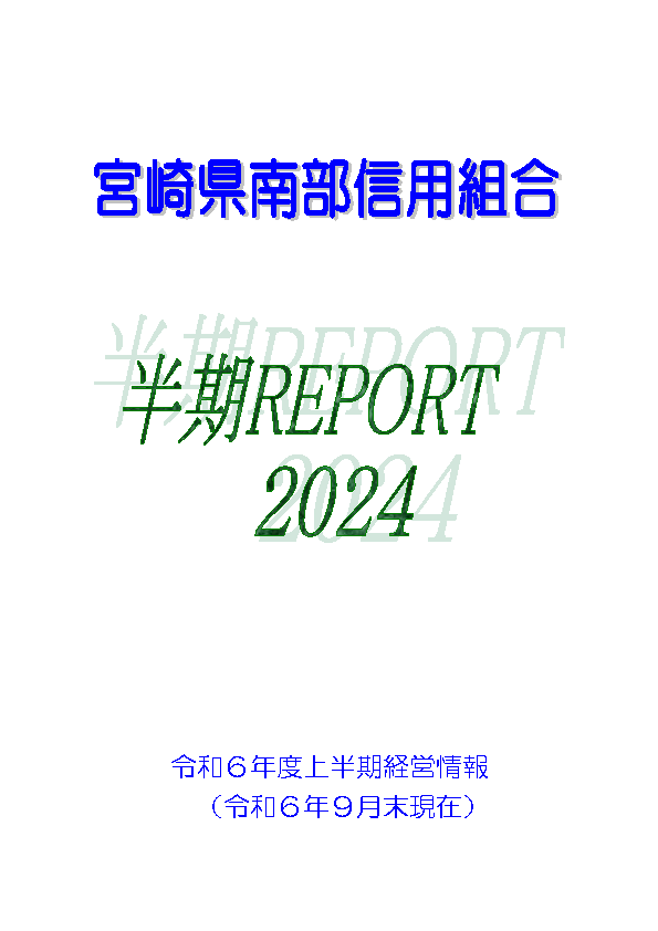2024年版　ミニディスクロージャー